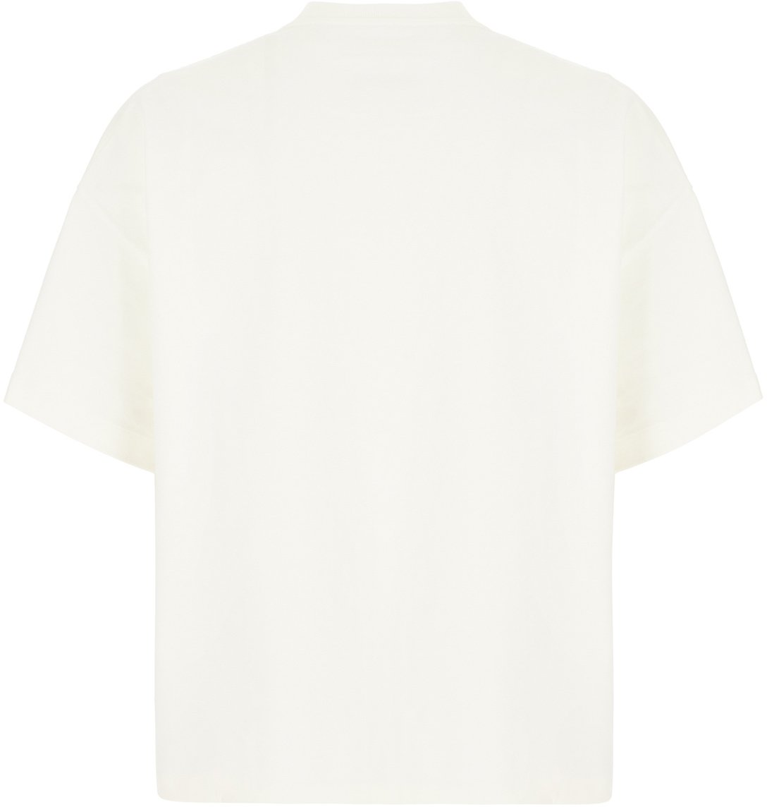 Jil Sander Ivory cotton t-shirt Neutraal