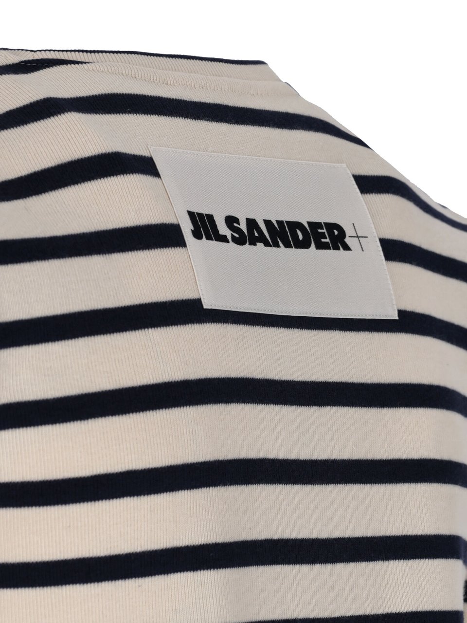 Jil Sander Striped T-Shirt – Cream Neutraal