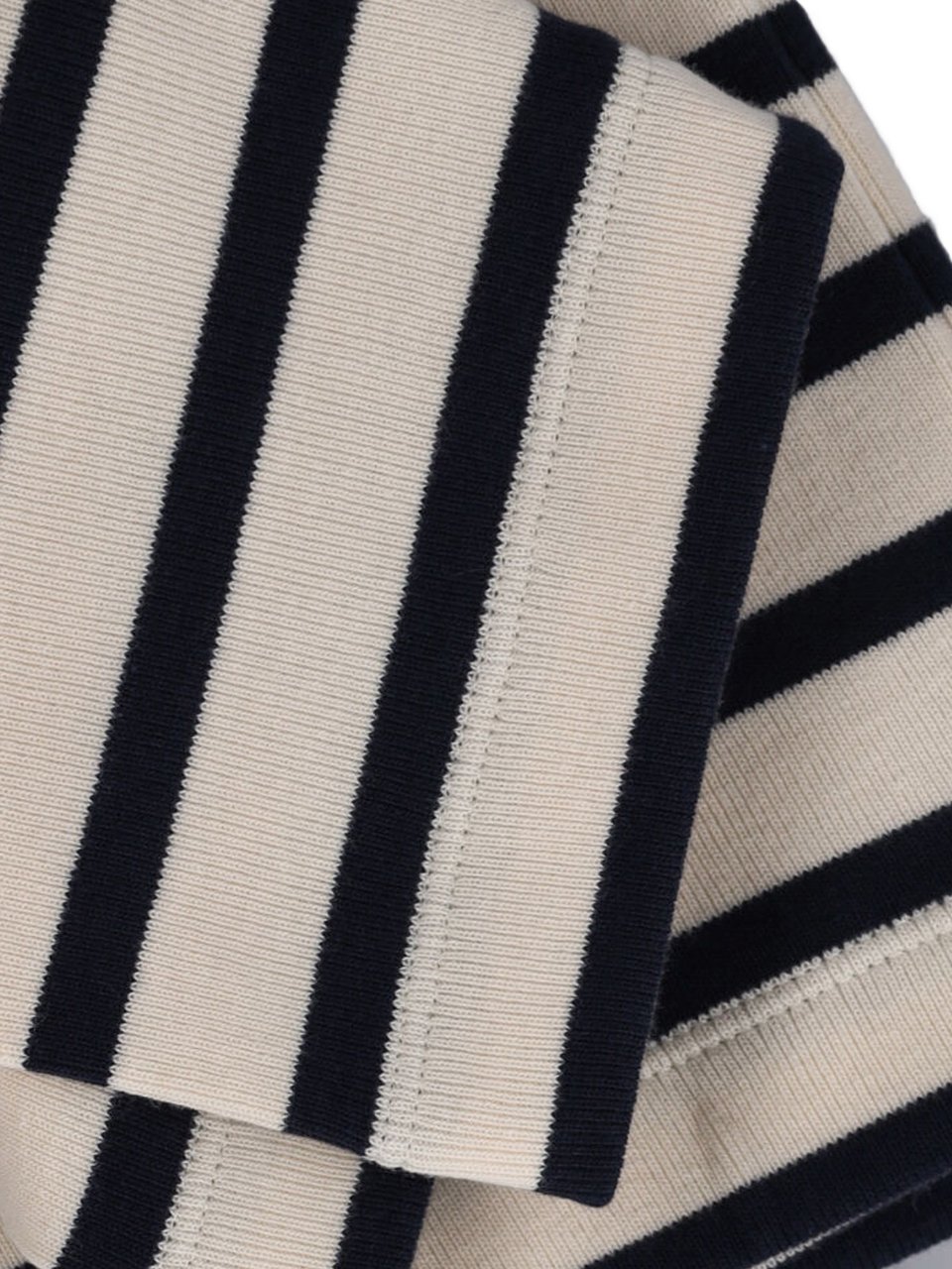 Jil Sander Striped T-Shirt – Cream Neutraal