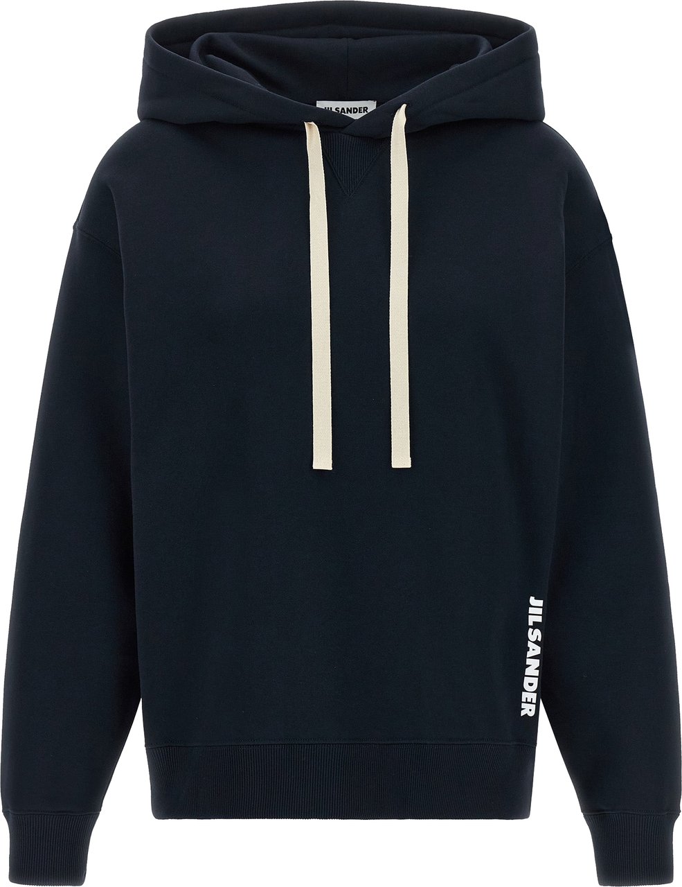Jil Sander Blue Cotton Sweatshirt Beige