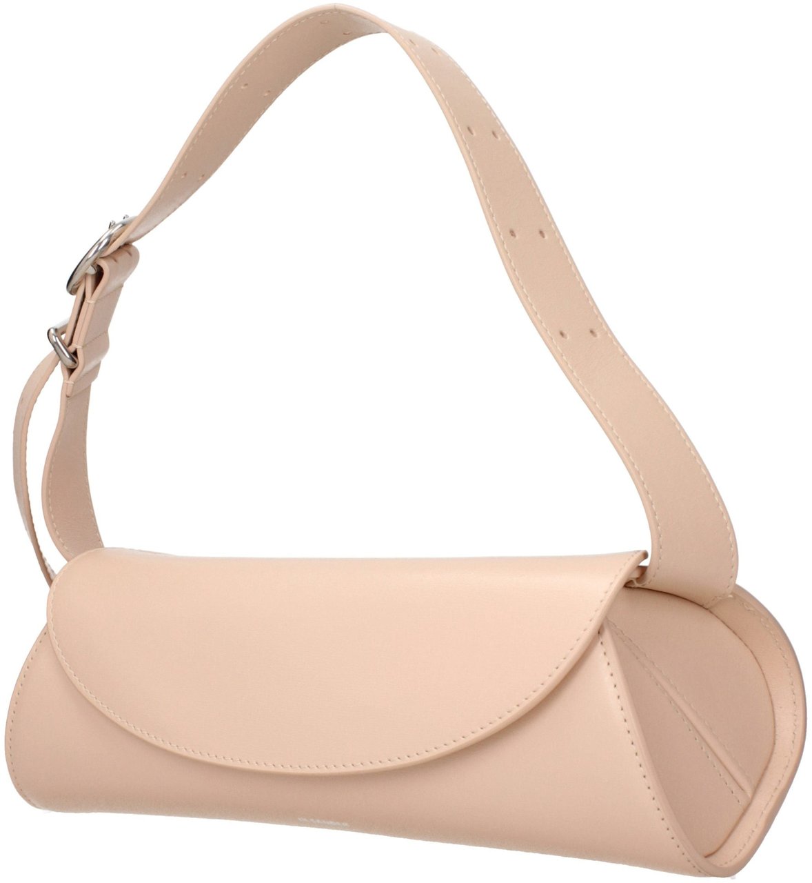Jil Sander Pink Leather Crossbody Bag Roze