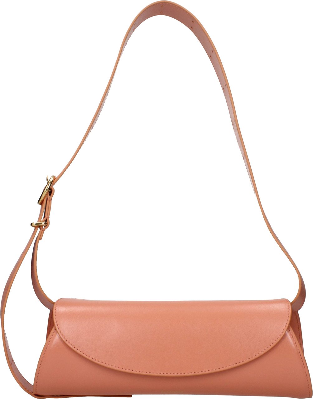 Jil Sander Pink Leather Crossbody Bag Roze