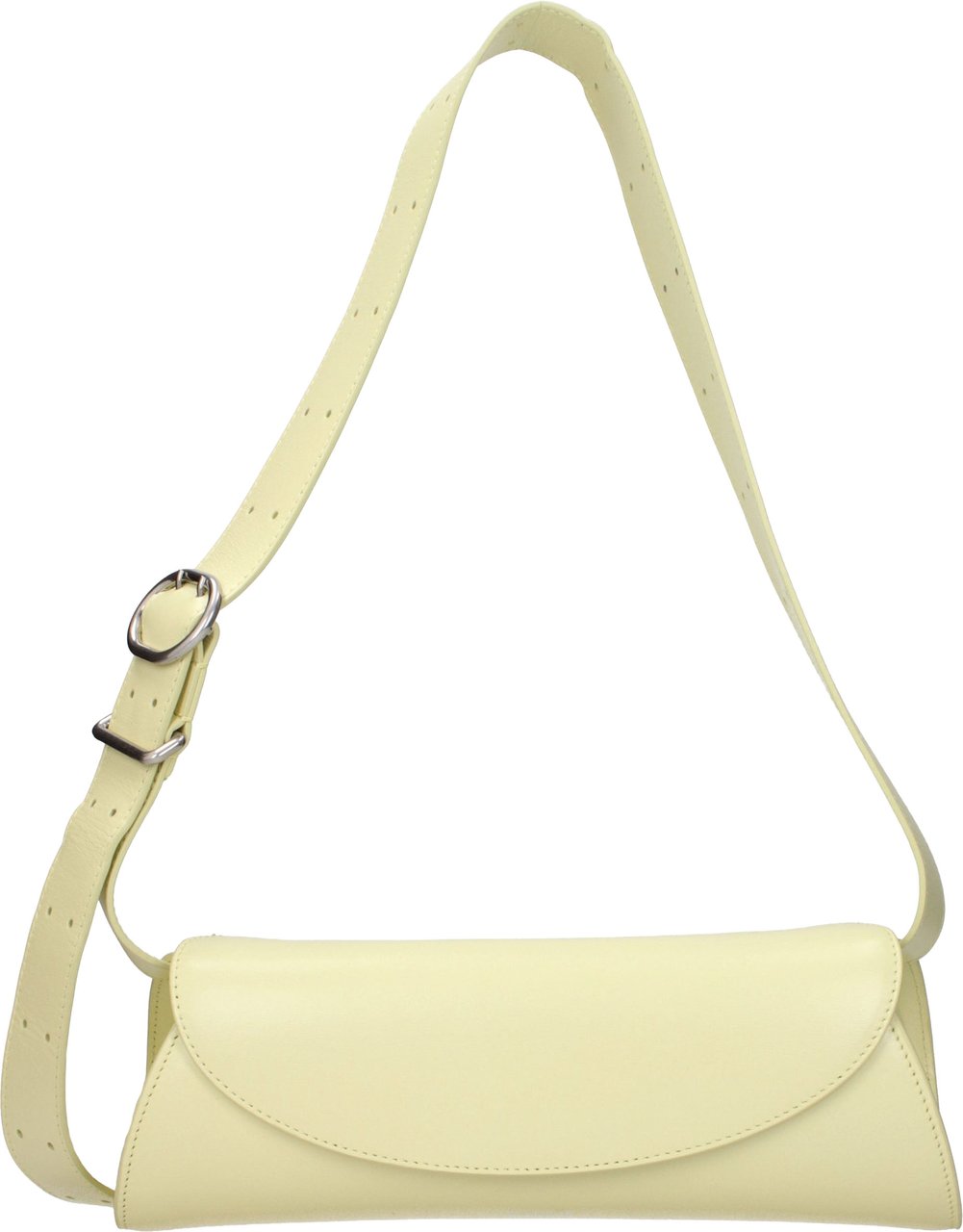 Jil Sander Yellow Leather Crossbody Bag Geel