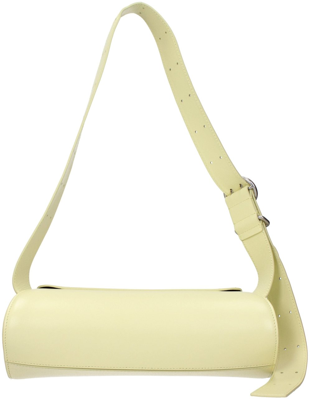 Jil Sander Yellow Leather Crossbody Bag Geel