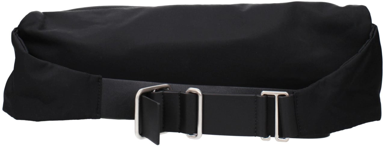 Jil Sander Black Fabric Backpack Zwart