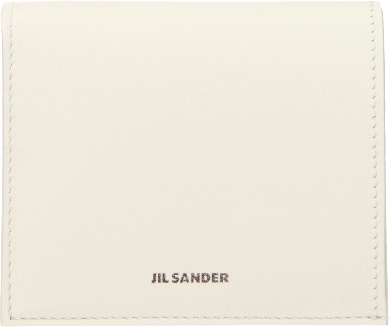Jil Sander White Leather Wallet Wit