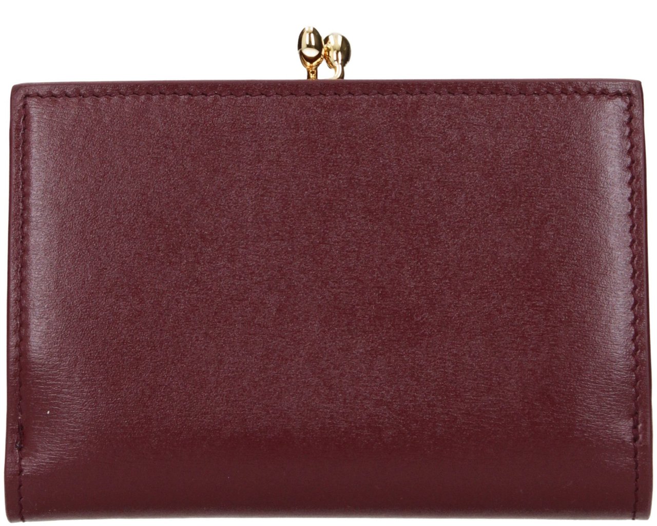 Jil Sander Red Leather Wallet Rood