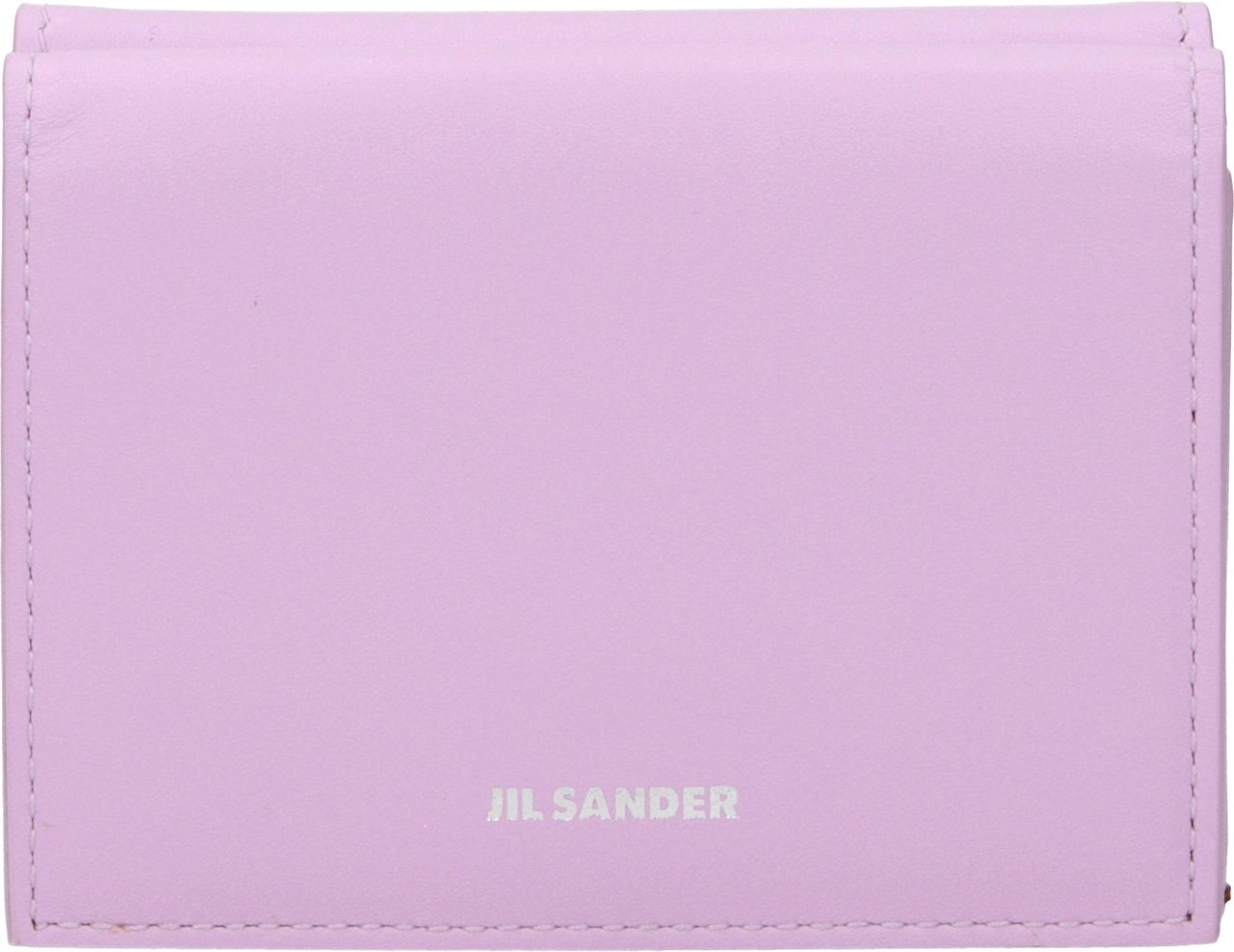 Jil Sander Pink Leather Wallet Roze