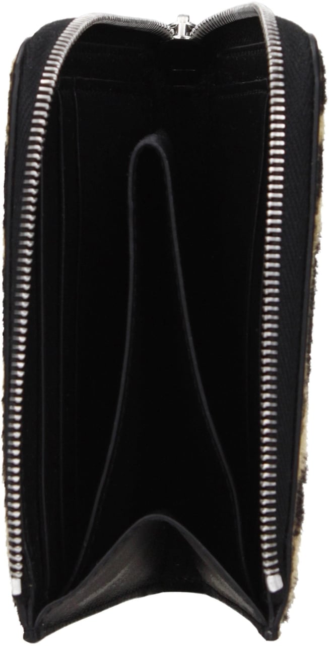 Jil Sander Beige Horsehair Wallet Beige