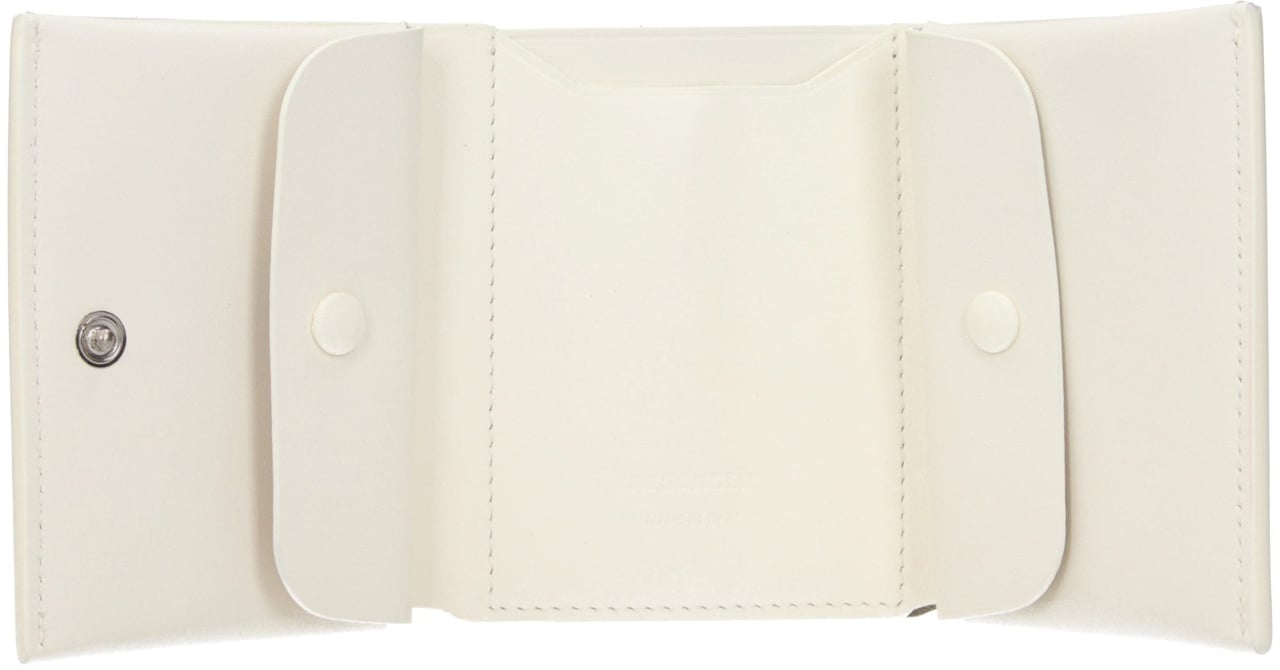 Jil Sander Beige Leather Wallet Beige