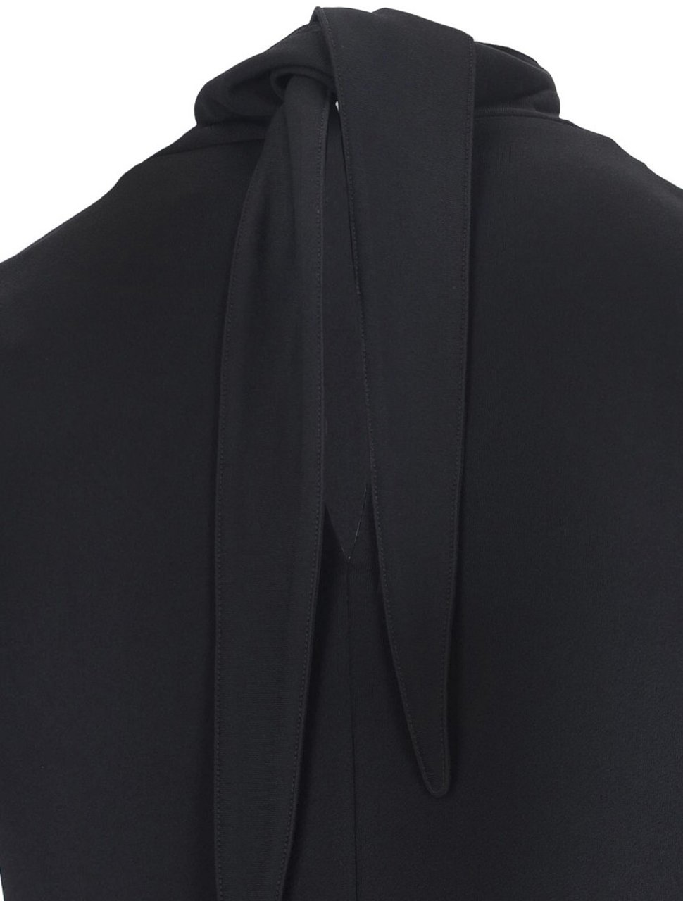 Jil Sander Layered Midi Dress – Black Zwart
