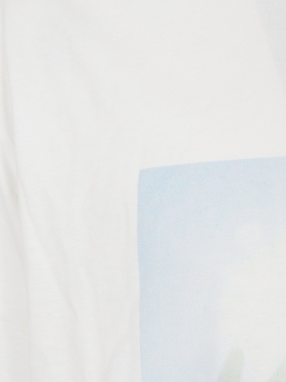 Jil Sander Oversized Printed Cotton T-Shirt Wit