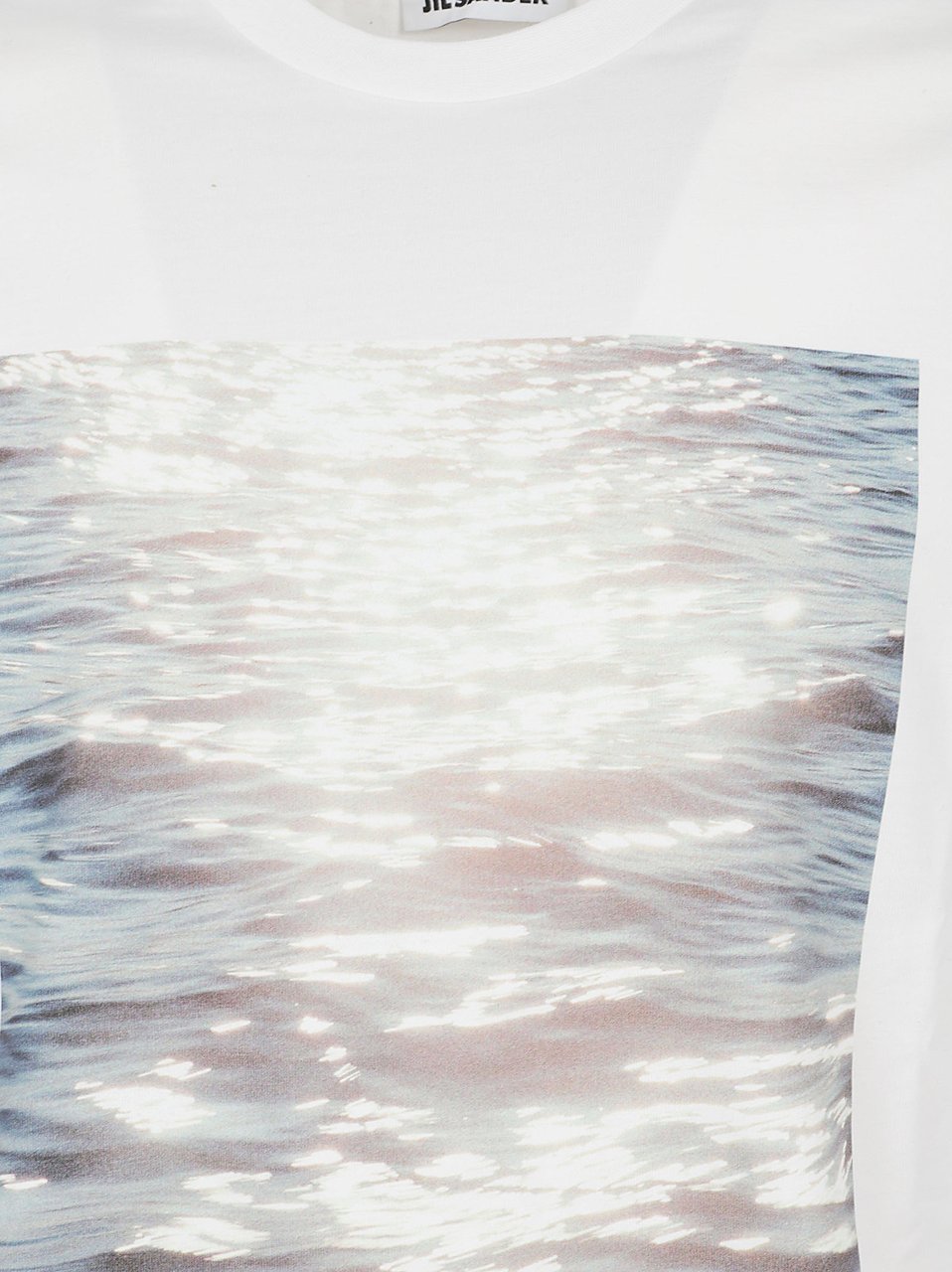 Jil Sander Oversized Graphic Print T-Shirt Wit