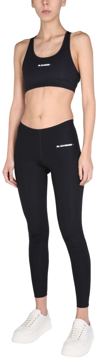 Jil Sander LOGO SPORTS BRA Zwart