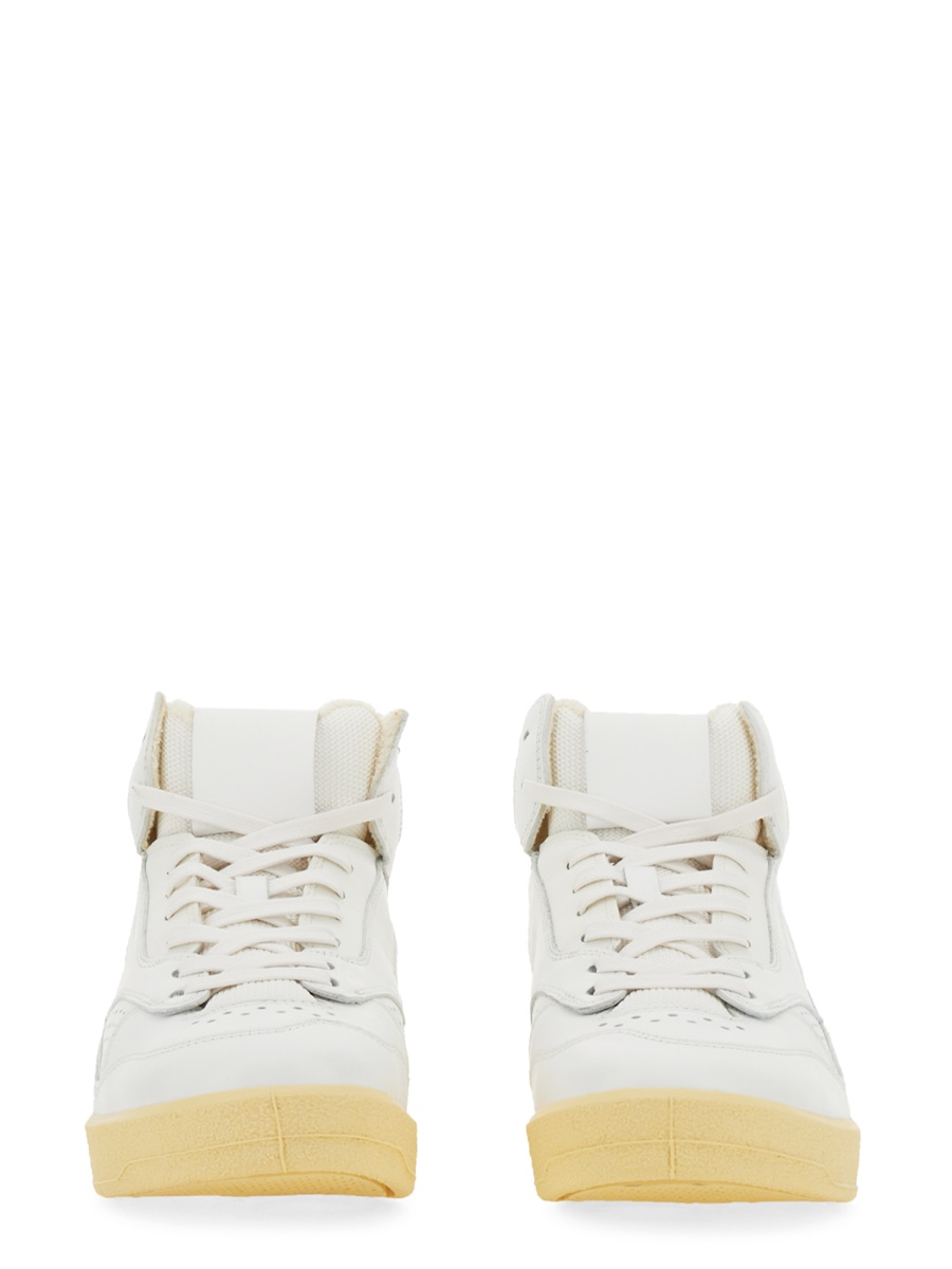 Jil Sander HIGH SNEAKERS. Wit