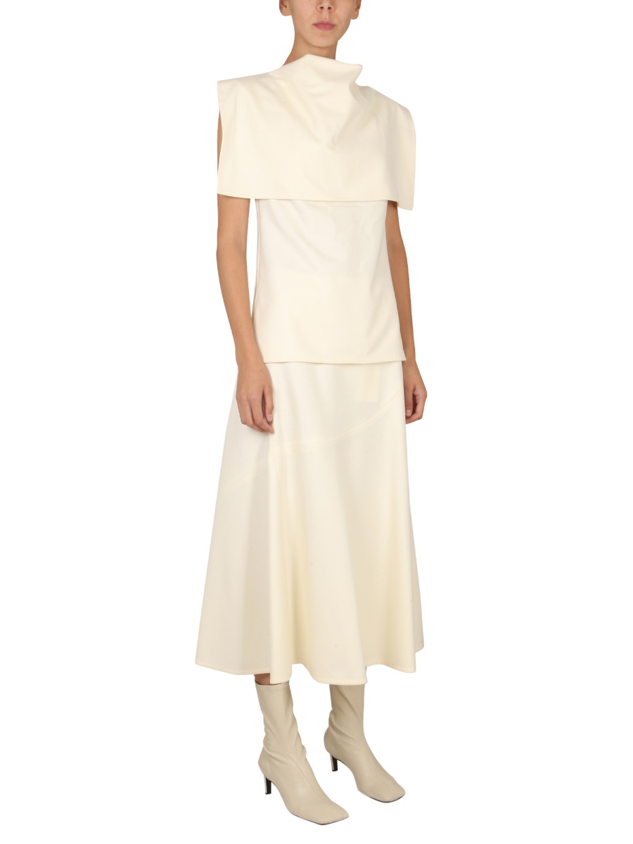 Jil Sander WOOL TOPS. Wit