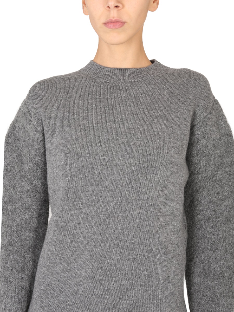 Jil Sander WOOL JERSEY. Grijs