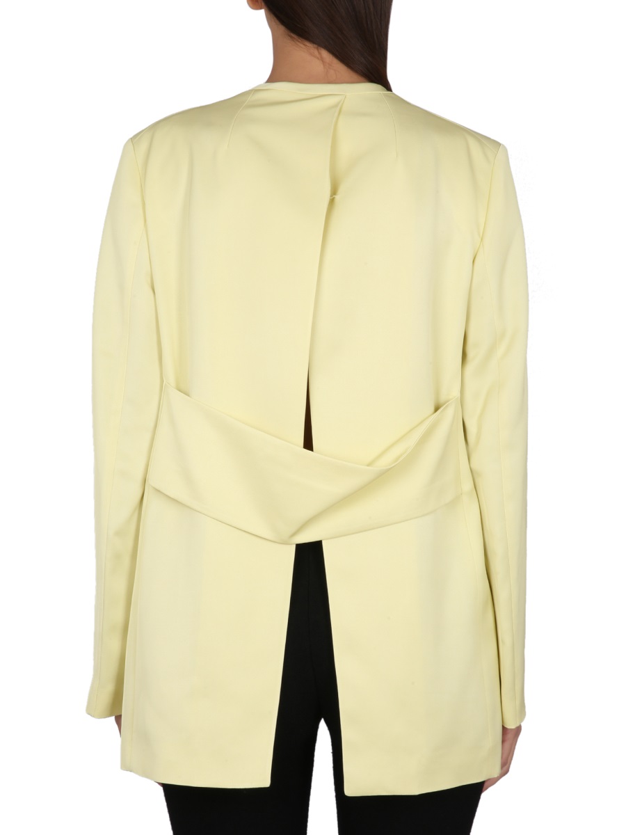 Jil Sander JACKET WITH BACK SLIT Geel