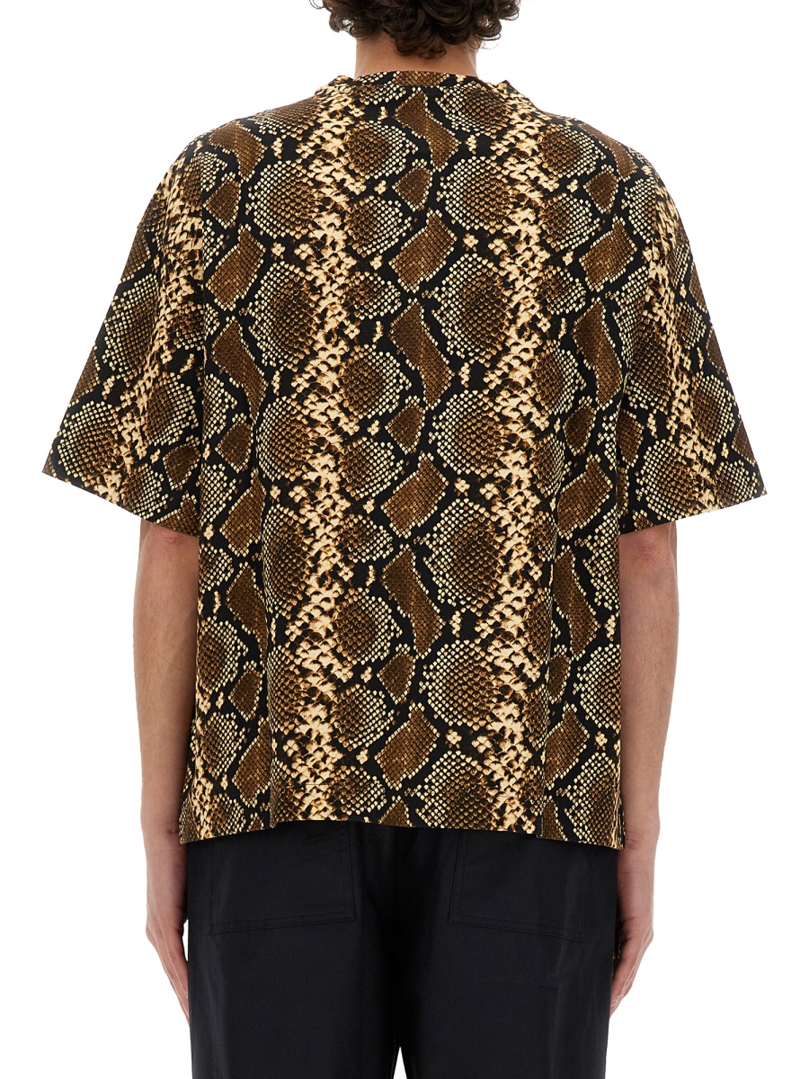 Jil Sander T-SHIRT WITH ANIMAL PATTERN Dierenprint
