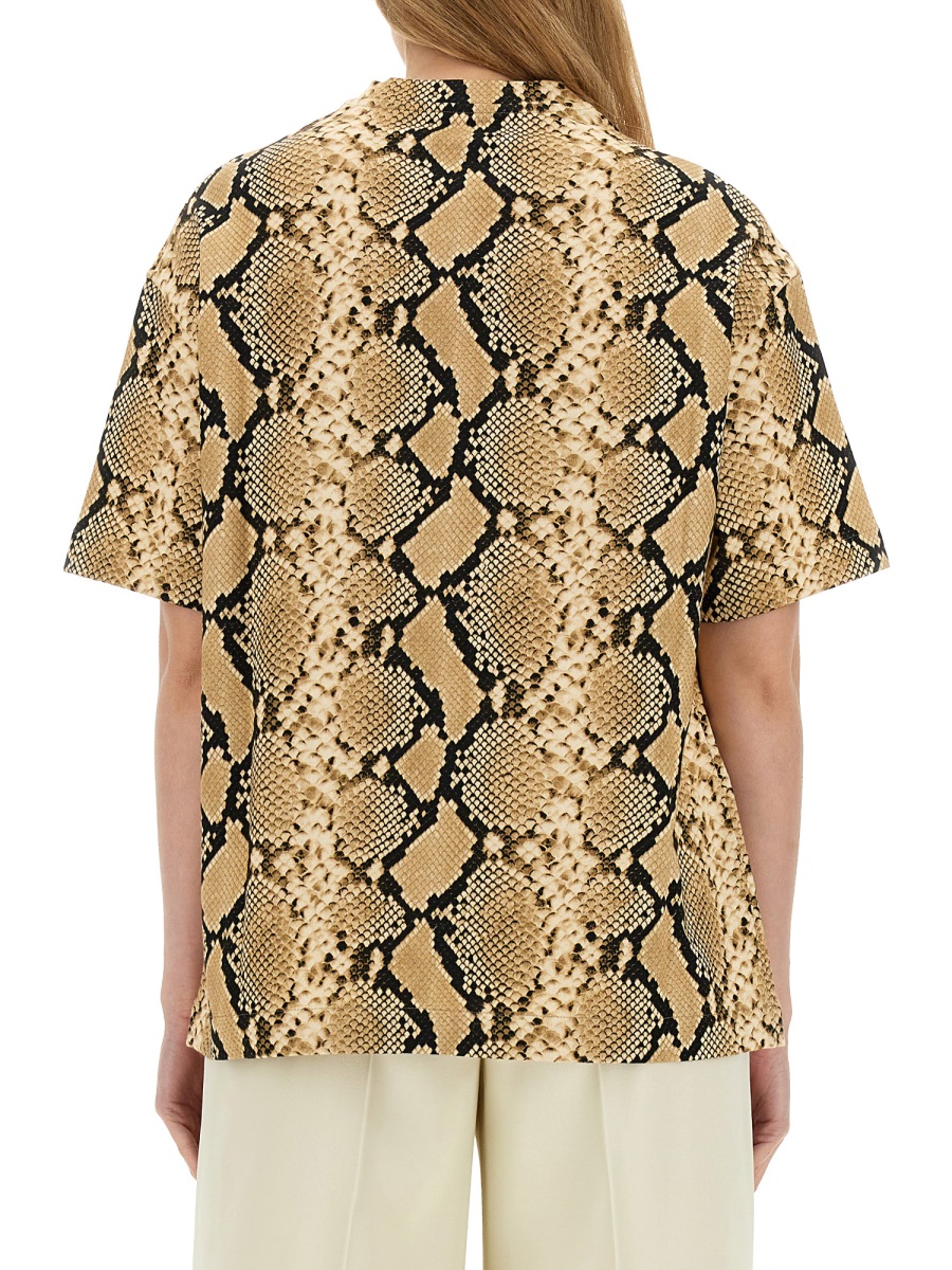 Jil Sander T-SHIRT WITH ANIMAL PATTERN Dierenprint
