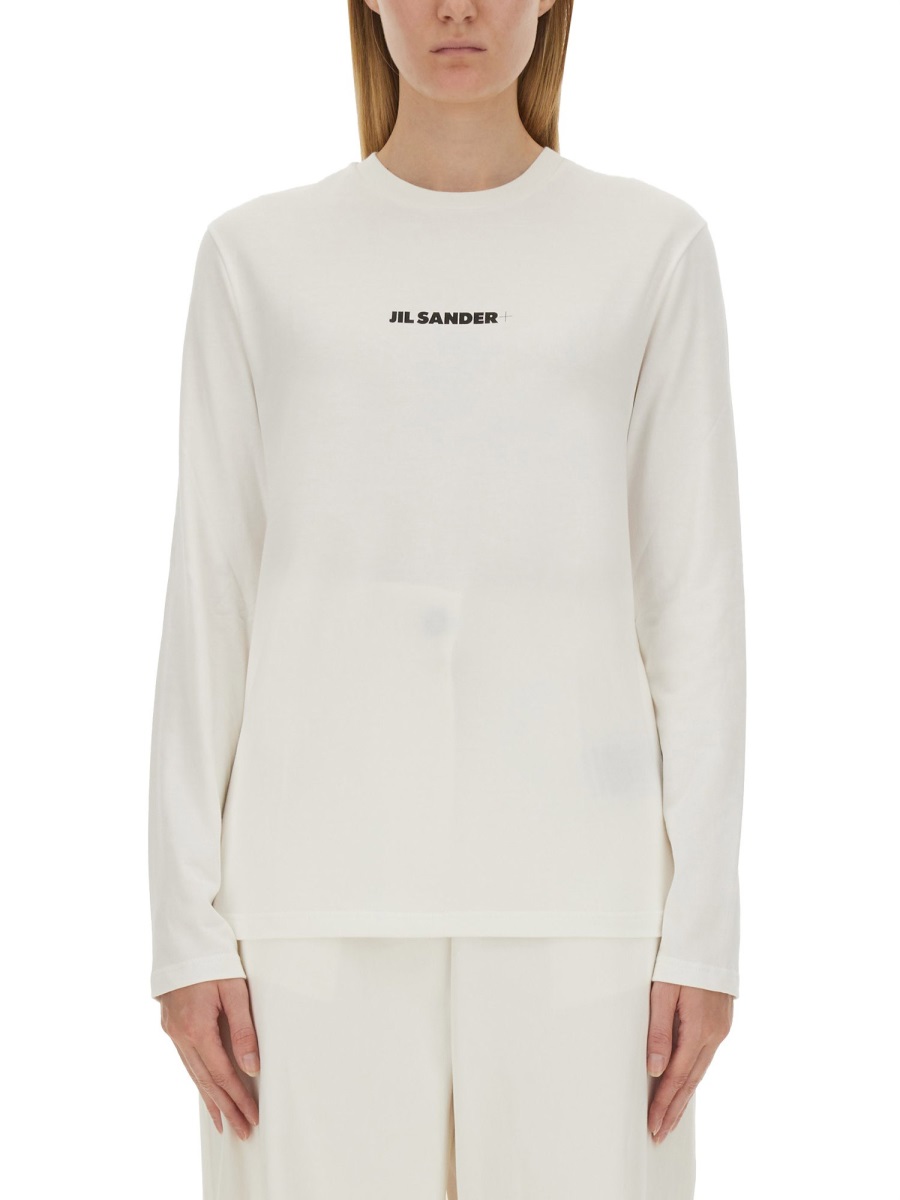 Jil Sander T-SHIRT CON LOGO Wit