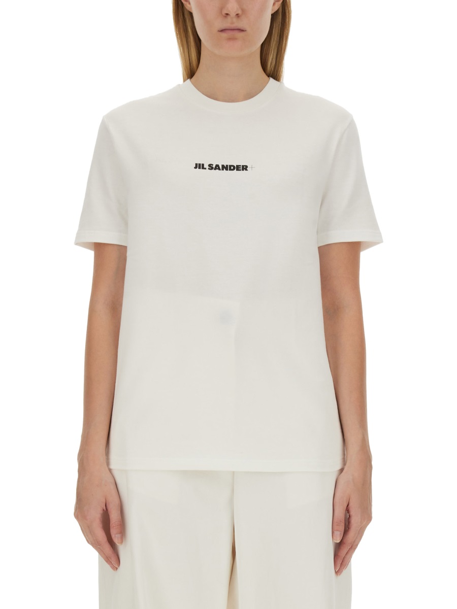 Jil Sander T-SHIRT WITH LOGO Wit