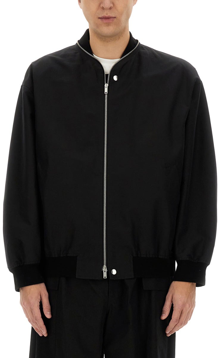 Jil Sander BOMBER JACKET Zwart