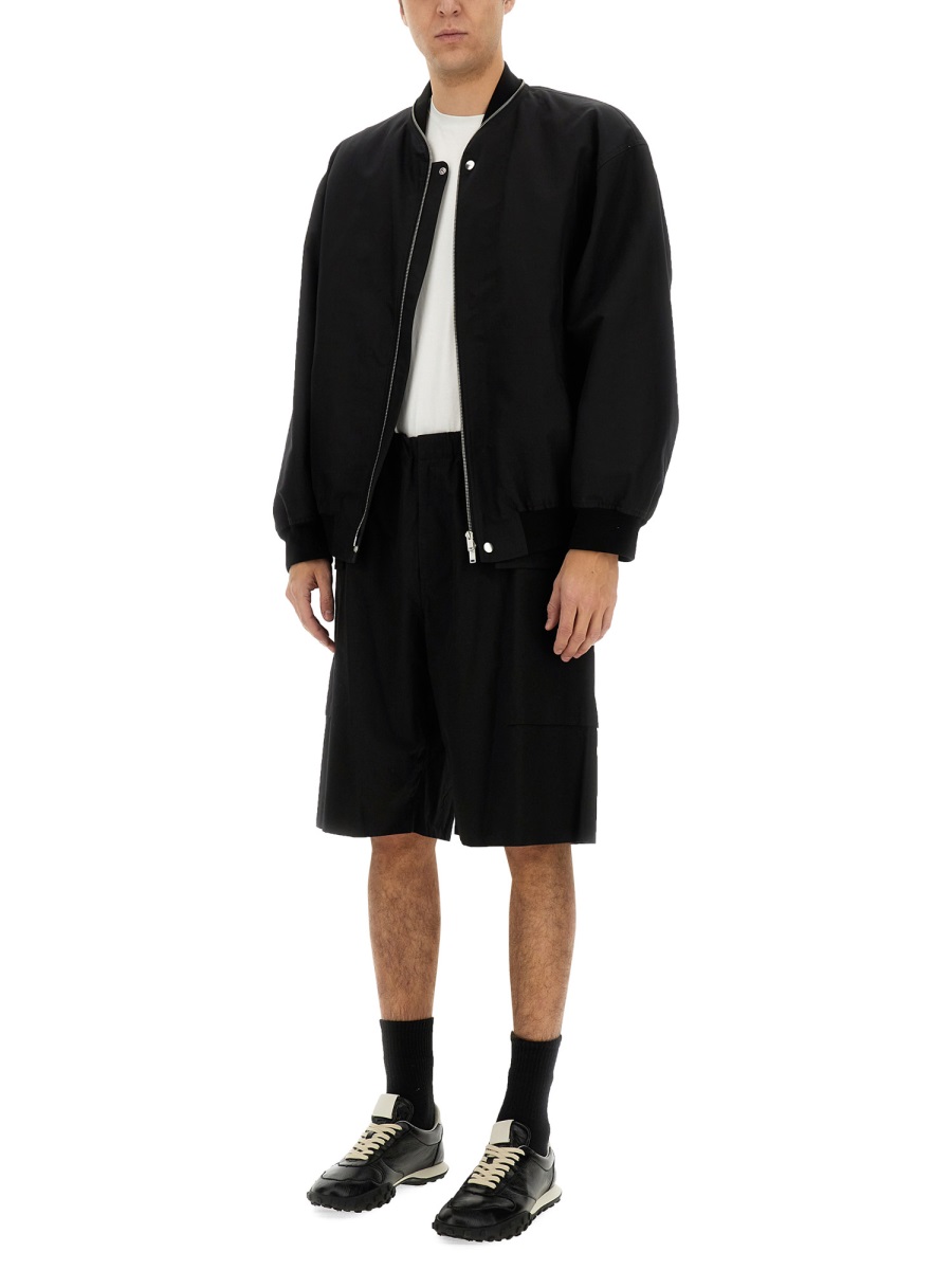 Jil Sander BOMBER JACKET Zwart