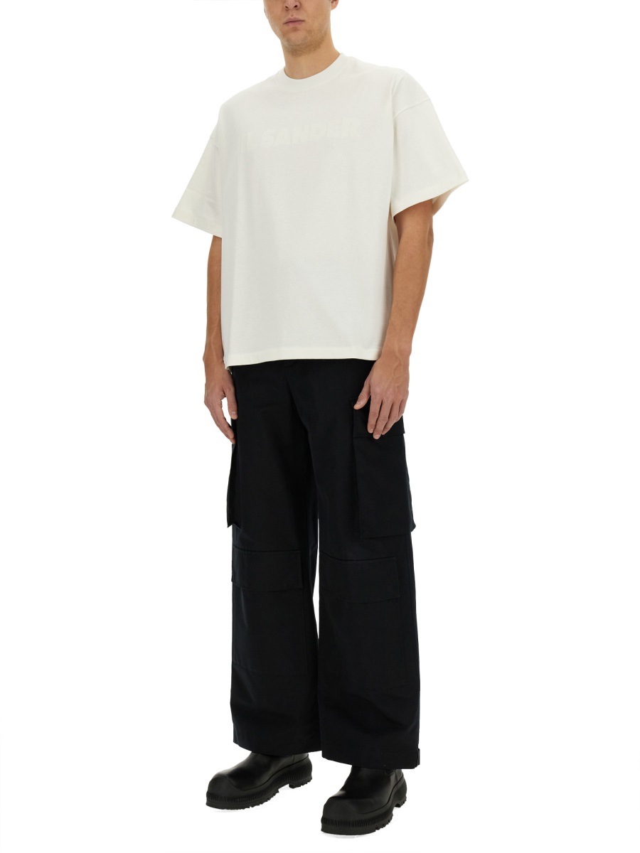 Jil Sander COTTON T-SHIRT Wit