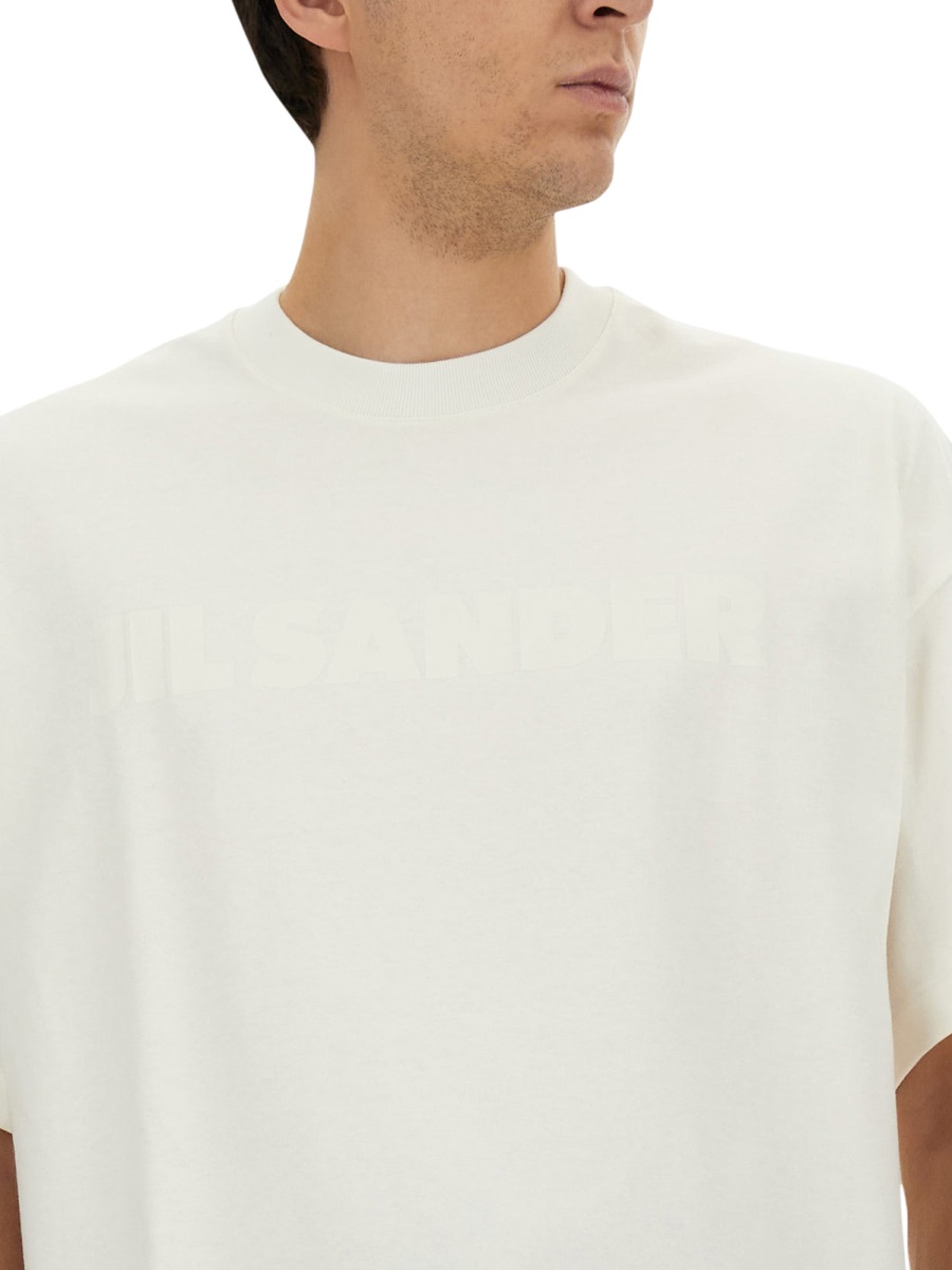 Jil Sander COTTON T-SHIRT Wit