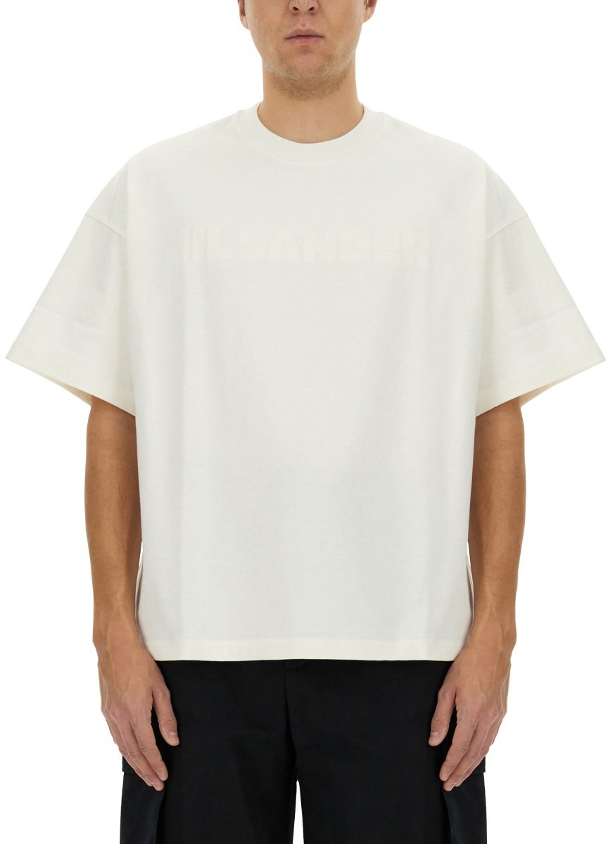 Jil Sander COTTON T-SHIRT Wit