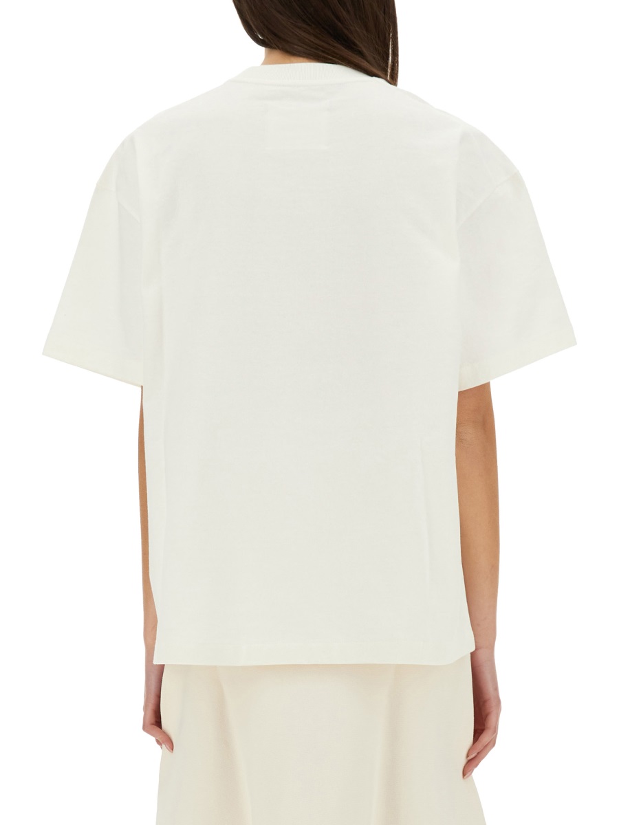 Jil Sander T-SHIRT WITH LOGO Wit