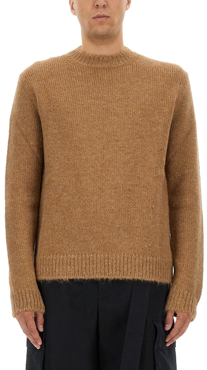Jil Sander WOOL BLEND SWEATER Beige