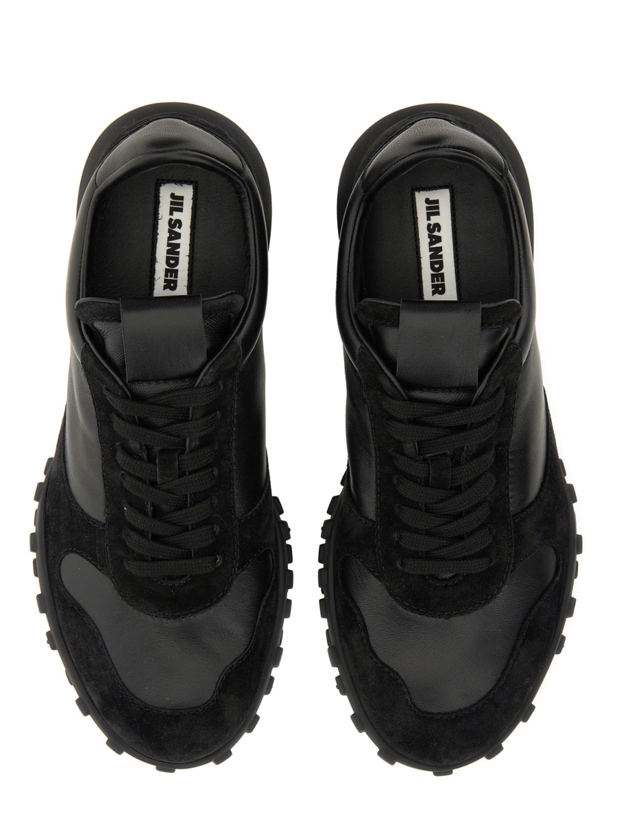 Jil Sander LOW TOP SNEAKER Zwart