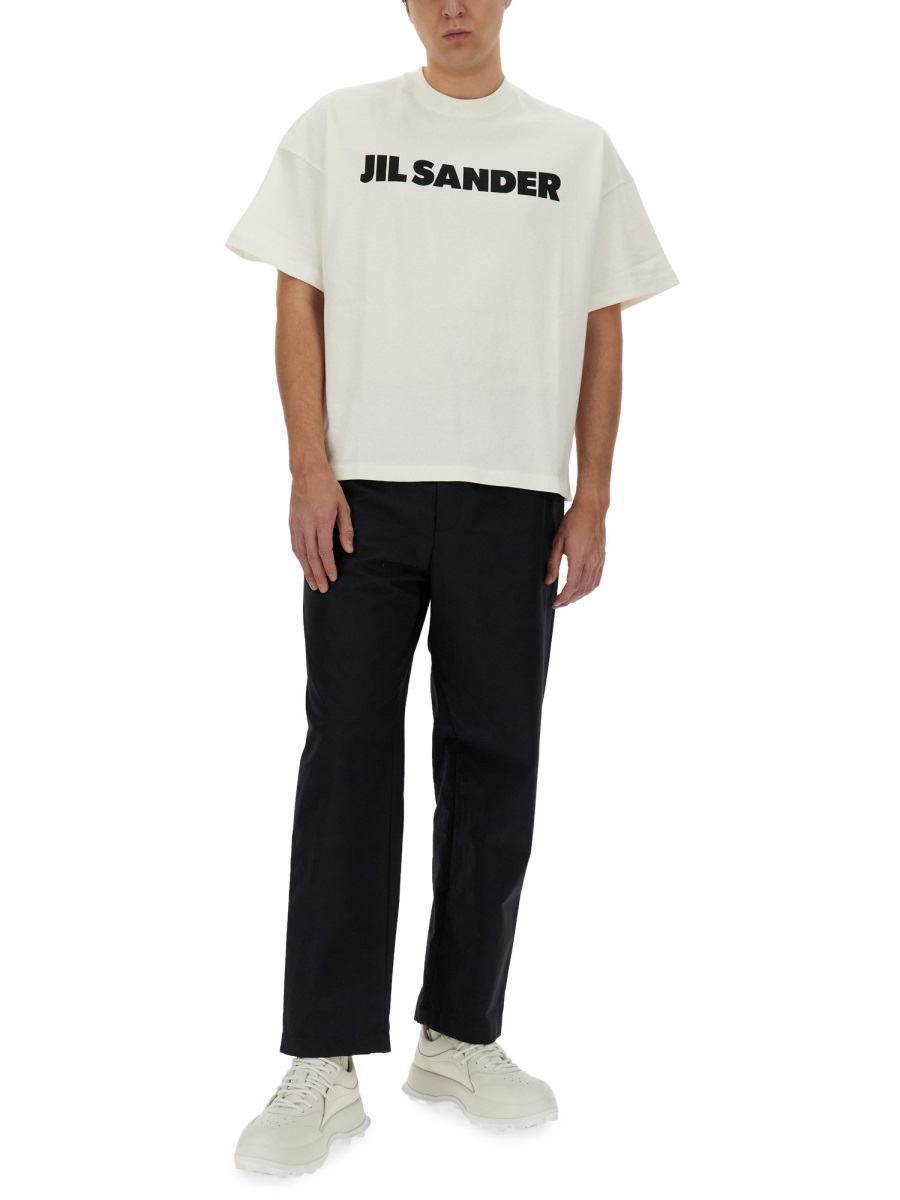 Jil Sander T-SHIRT WITH PRINT Wit