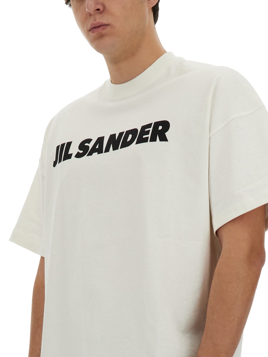 Jil Sander T-SHIRT WITH PRINT Wit