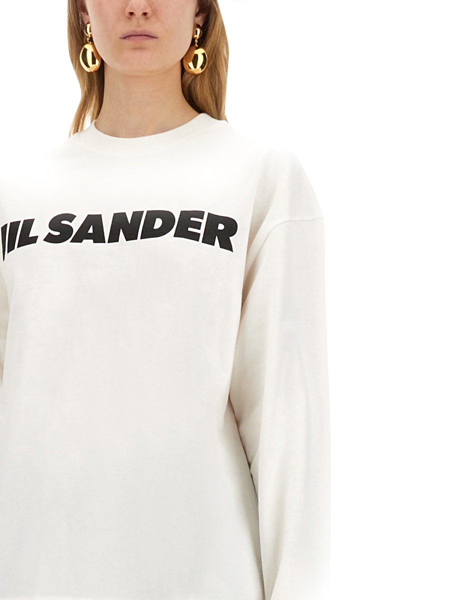 Jil Sander T-SHIRT WITH LOGO Wit