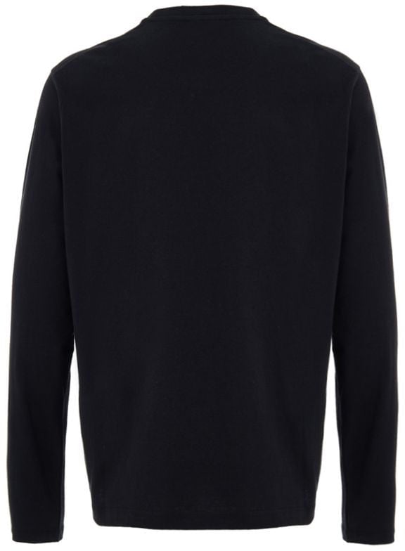 Jil Sander Black Cotton T-Shirt Zwart