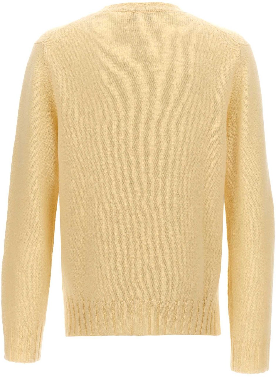Jil Sander Beige Wool Cardigan Beige