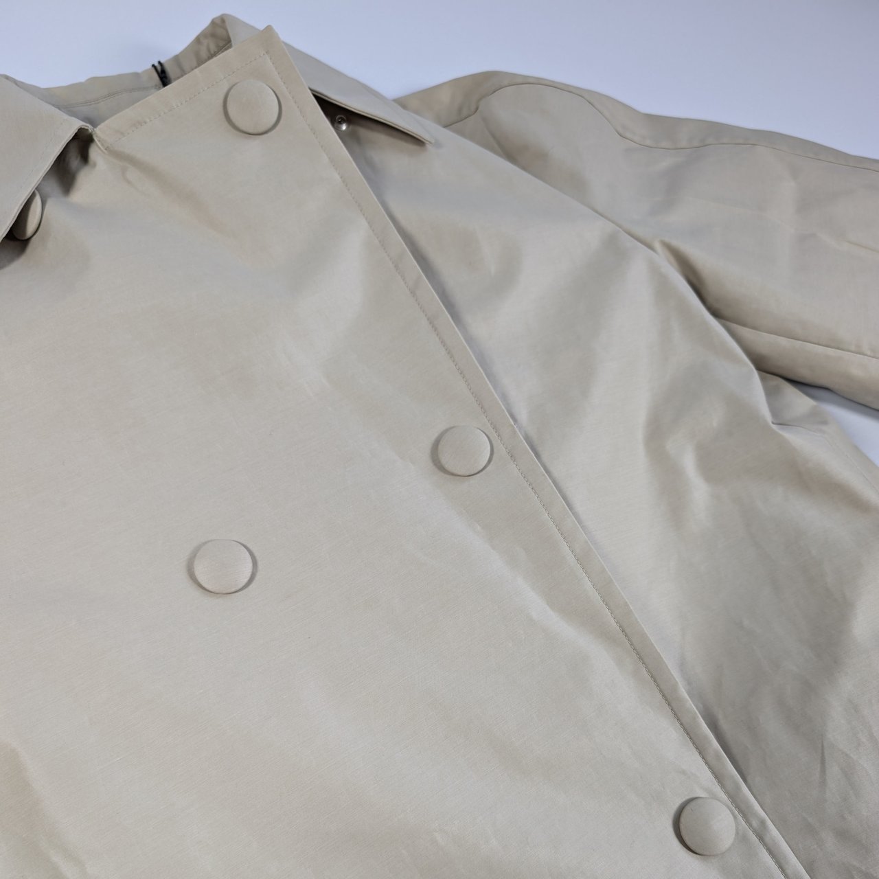 Jil Sander Jil Sander Beige Double-Layer Coat, Size 36 Beige