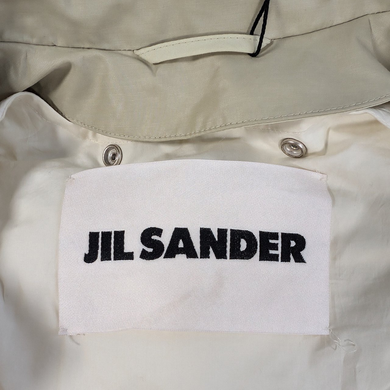 Jil Sander Jil Sander Beige Double-Layer Coat, Size 36 Beige