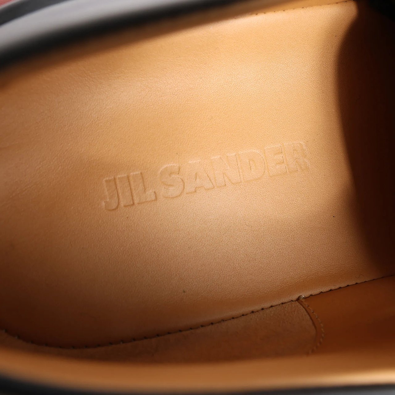Jil Sander Jil Sander Leather Sneakers in Black, Size 37 EU Zwart