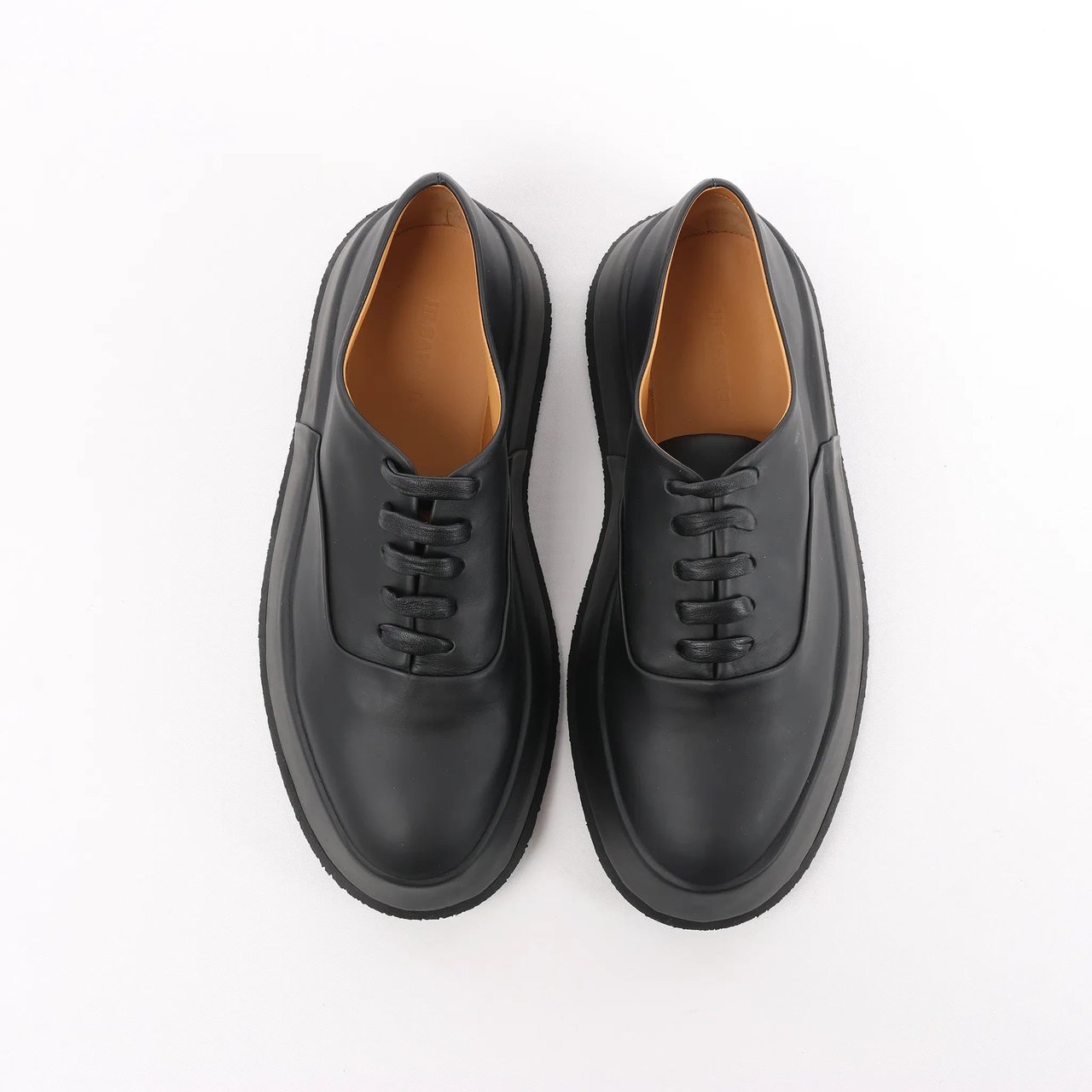Jil Sander Jil Sander Leather Sneakers in Black, Size 37 EU Zwart