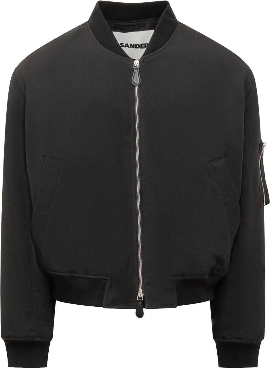 Jil Sander Jil Sander Bomber Jacket Zwart