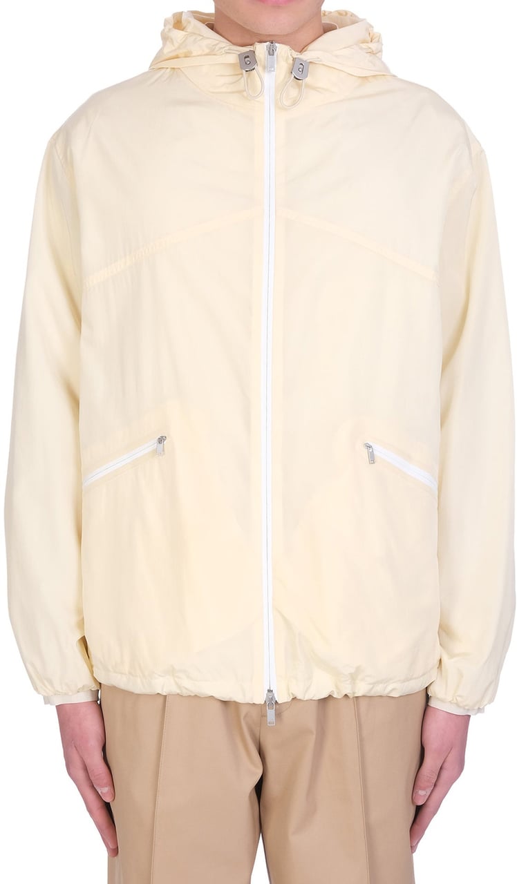 Jil Sander Hooded Jacket Geel