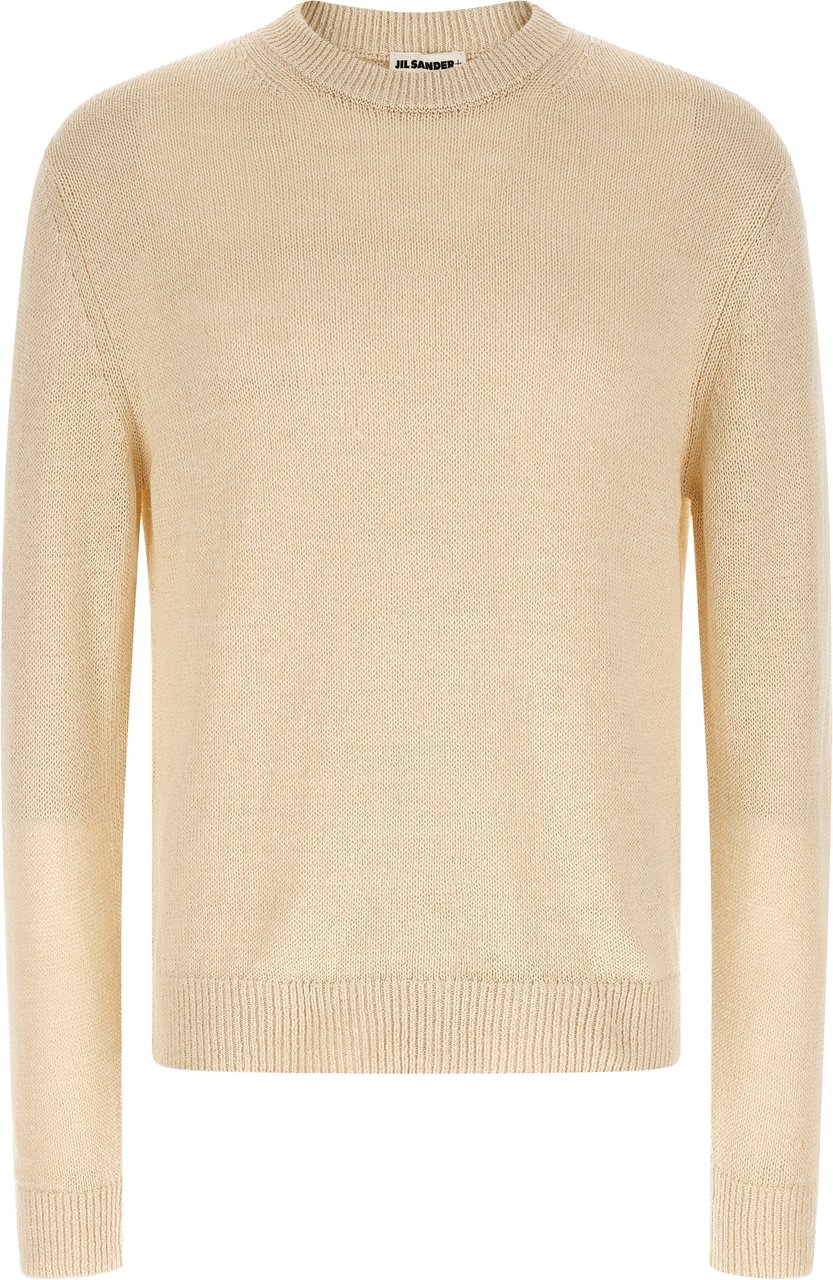 Jil Sander Beige Hemp Cardigan Beige