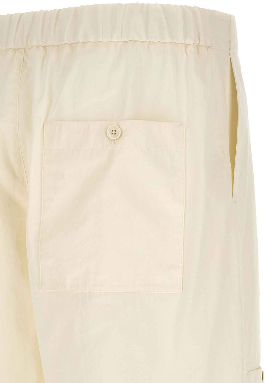 Jil Sander Beige Cotton Cargo Pants Beige