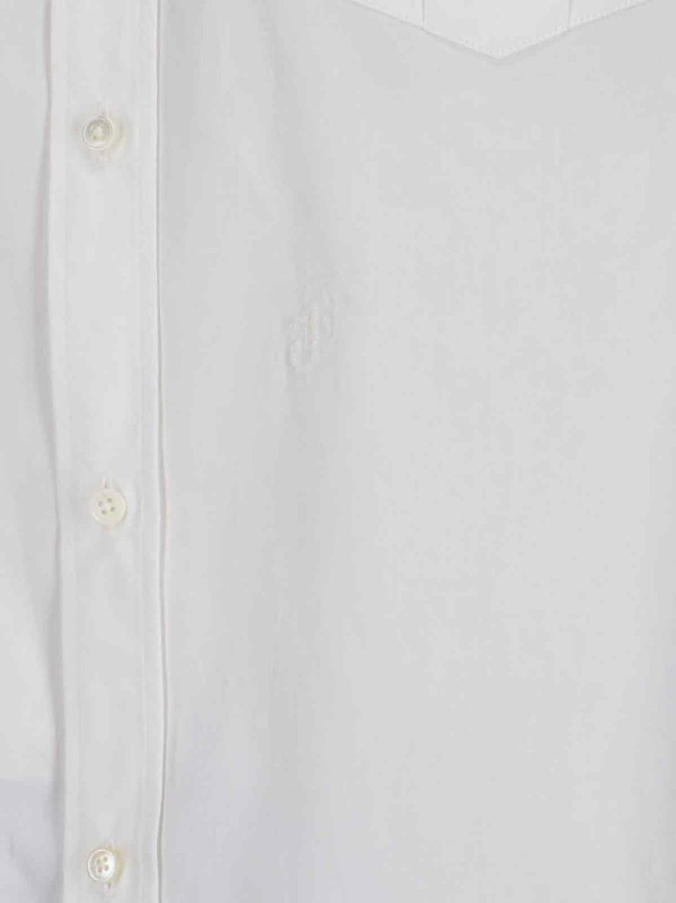 Jil Sander Mandarin Collar Shirt – White Wit