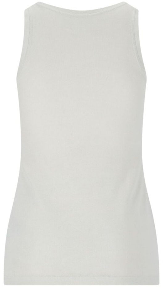 Jil Sander Tank Top Set Of 3 – White, Cream & Green Divers