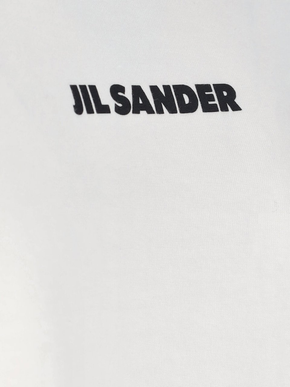 Jil Sander Logo Sweater – White Neutraal